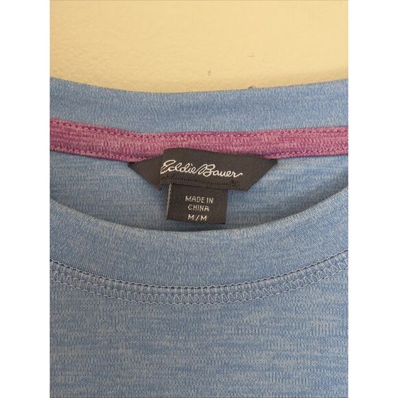 Eddie Bauer Lot Bundle Green + Blue Activewear Performance Shirts Womens Medium - Picture 5 of 16